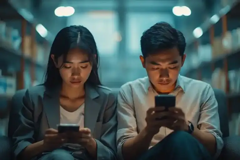 Etika Perusahaan Digital: 8 Tantangan Sosial di Era Transformasi Teknologi Ilustrasi pengguna media sosial (foto: Generatif AI)