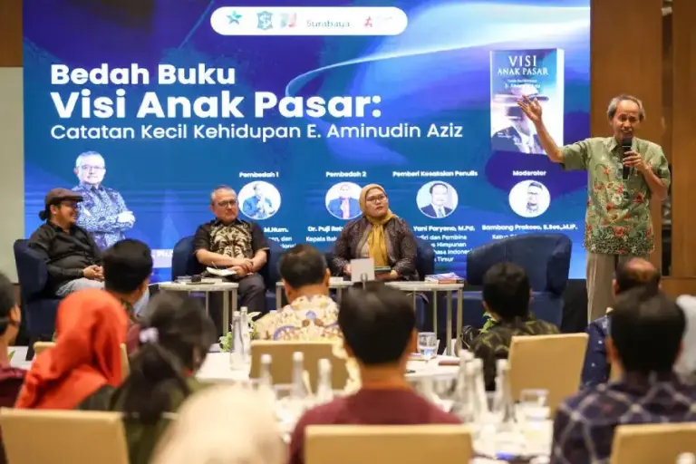 Bedah Buku Kepala Perpusnas RI, Pemkot Surabaya Tekankan Pentingnya Gerakan Literasi