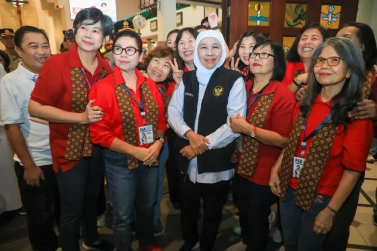 Gubernur Khofifah dan Forkopimda Tinjau Gereja di Surabaya, Pastikan Ibadah Natal 2025 Aman dan Kondusif