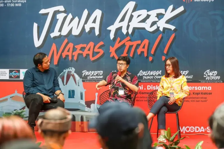 Pemuda Lintas Suku Surabaya Teguhkan Identitas Arek Suroboyo Lewat Konferensi di Balai Pemuda