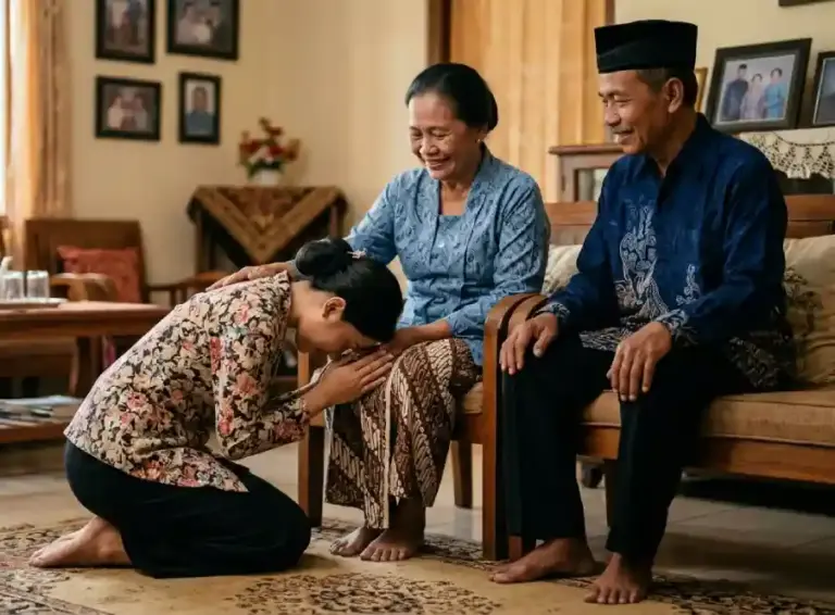 Contoh Ucapan Sungkeman Lebaran Bahasa Jawa Halus
