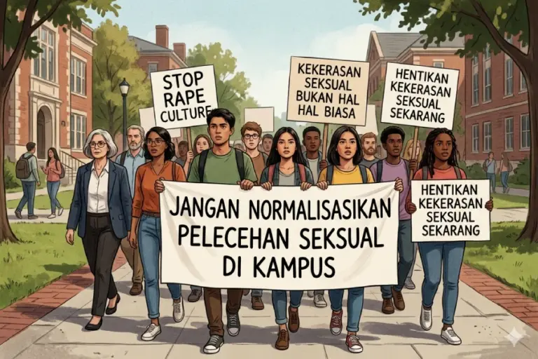 Dari Candaan Seksis hingga Pelecehan: Rape Culture Mengakar di Kampus dan Mengancam Ruang Aman Perempuan