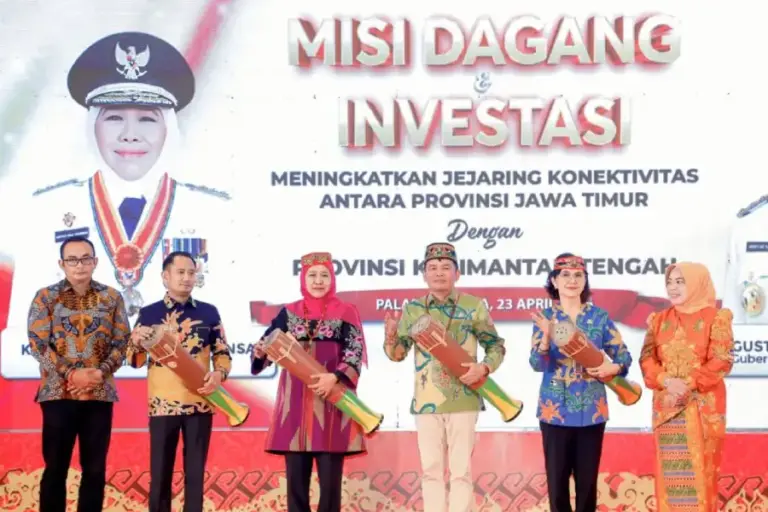 Misi Dagang Jatim–Kalteng Tembus Rp2,08 Triliun, Khofifah Dorong Integrasi Pasar dan Rantai Pasok Nasional