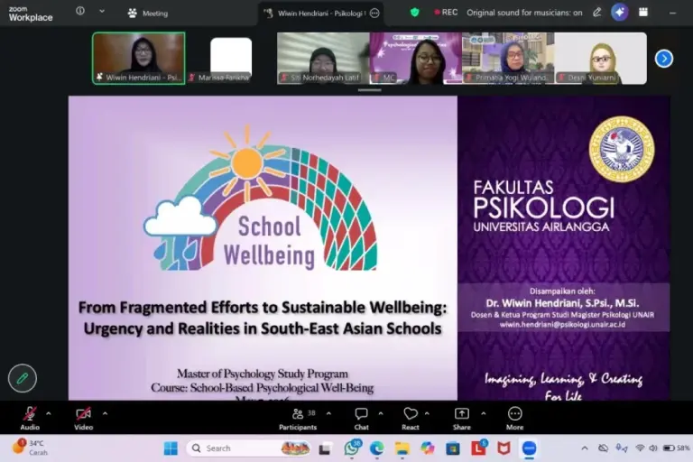 Kesehatan Mental Remaja Jadi Sorotan, Psikolog UNAIR Tekankan Pentingnya Ekosistem Well Being di Sekolah