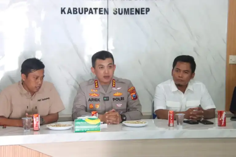 Polresta Sumenep Perkuat Sinergi dengan Pers, Dorong Keterbukaan Informasi dan Stabilitas Kamtibmas